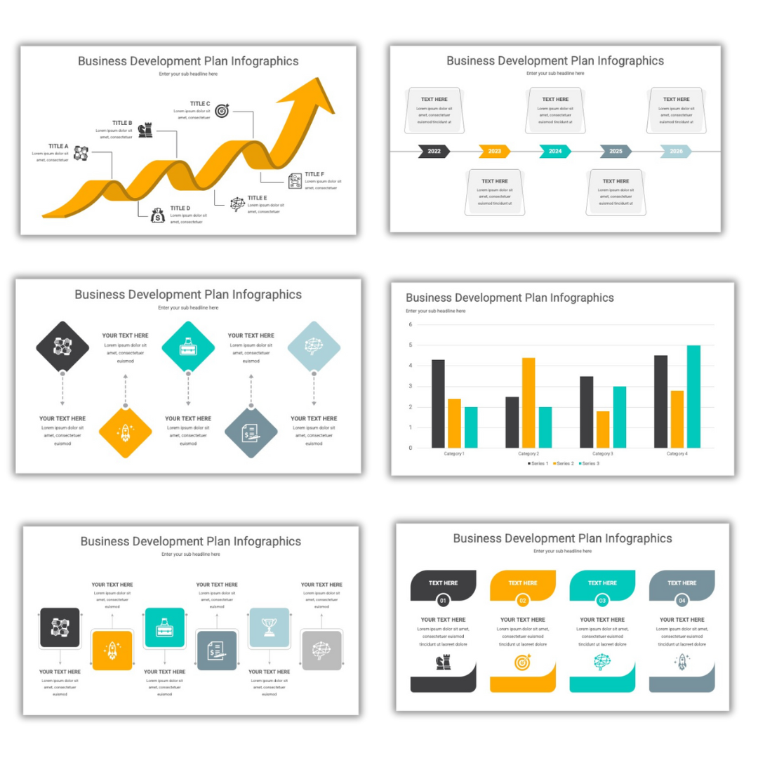 Business Development Plan Infographics PowerPoint Template