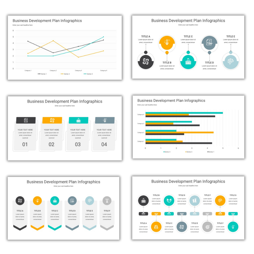 Business Development Plan Infographics PowerPoint Template