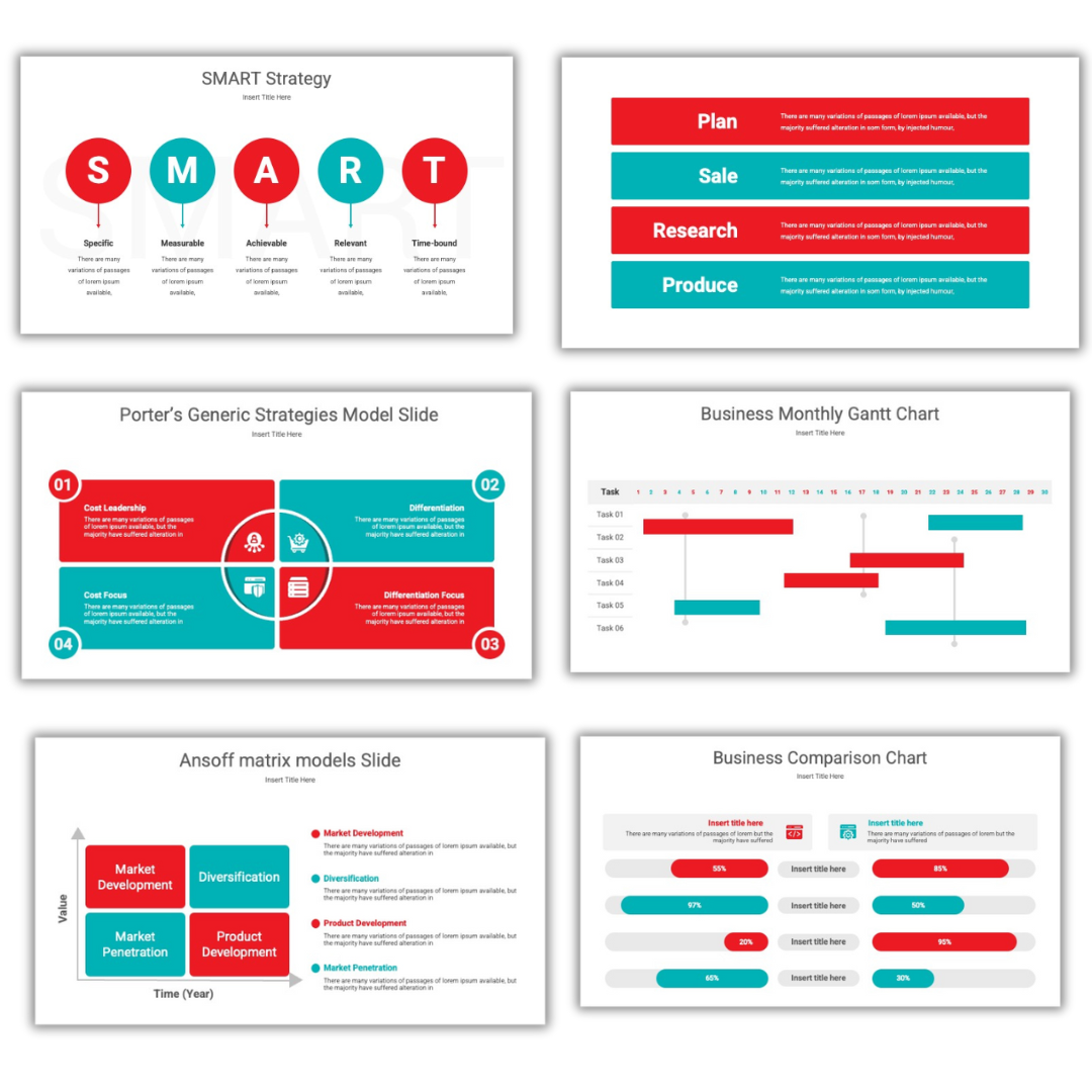 Business Case PowerPoint Template and Infographics