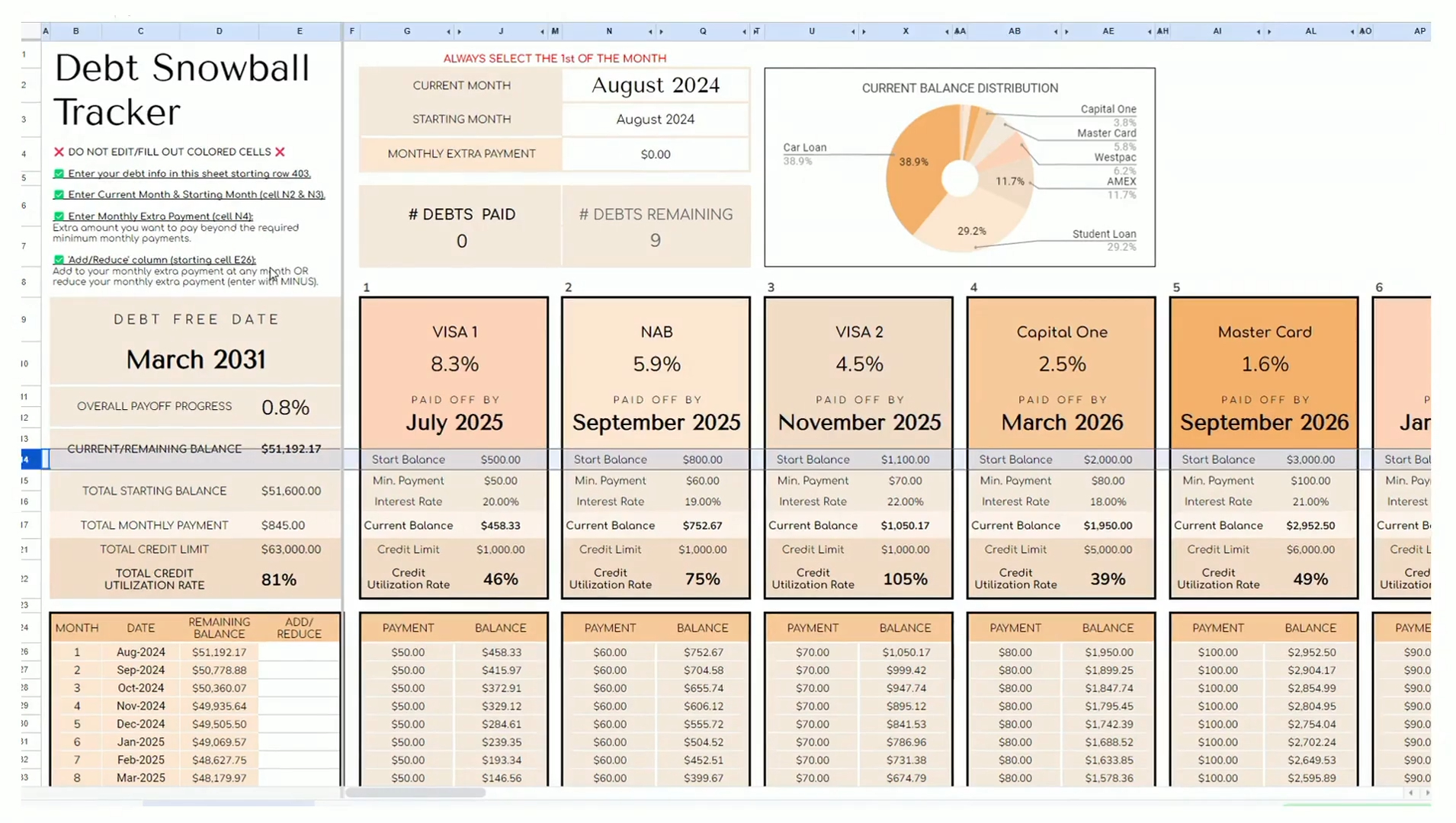 Debt Snowball Tracker